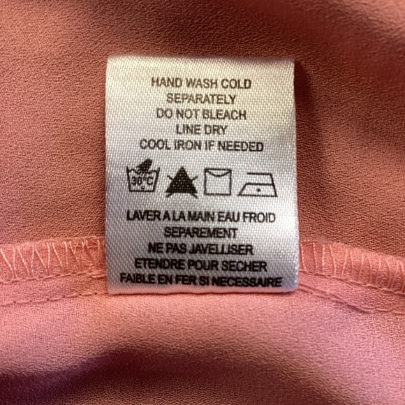 Everleigh Dusty Peach V-Neck Blouse MP - Picture 6 of 12